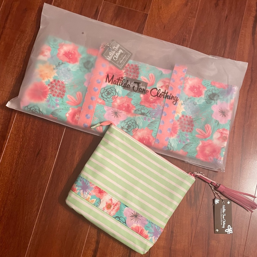 Matilda Jane Tote and matching Zipper Pouch